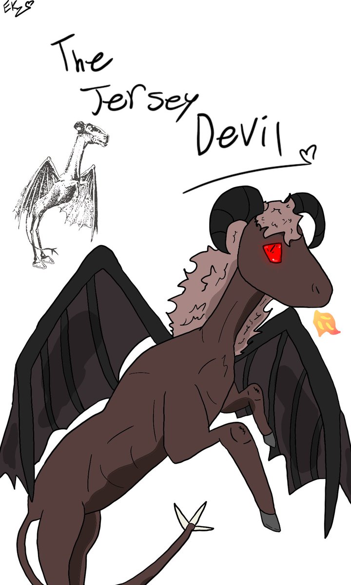 Jersey Devil DESIGN ART
#cryptid
#jerseydevil