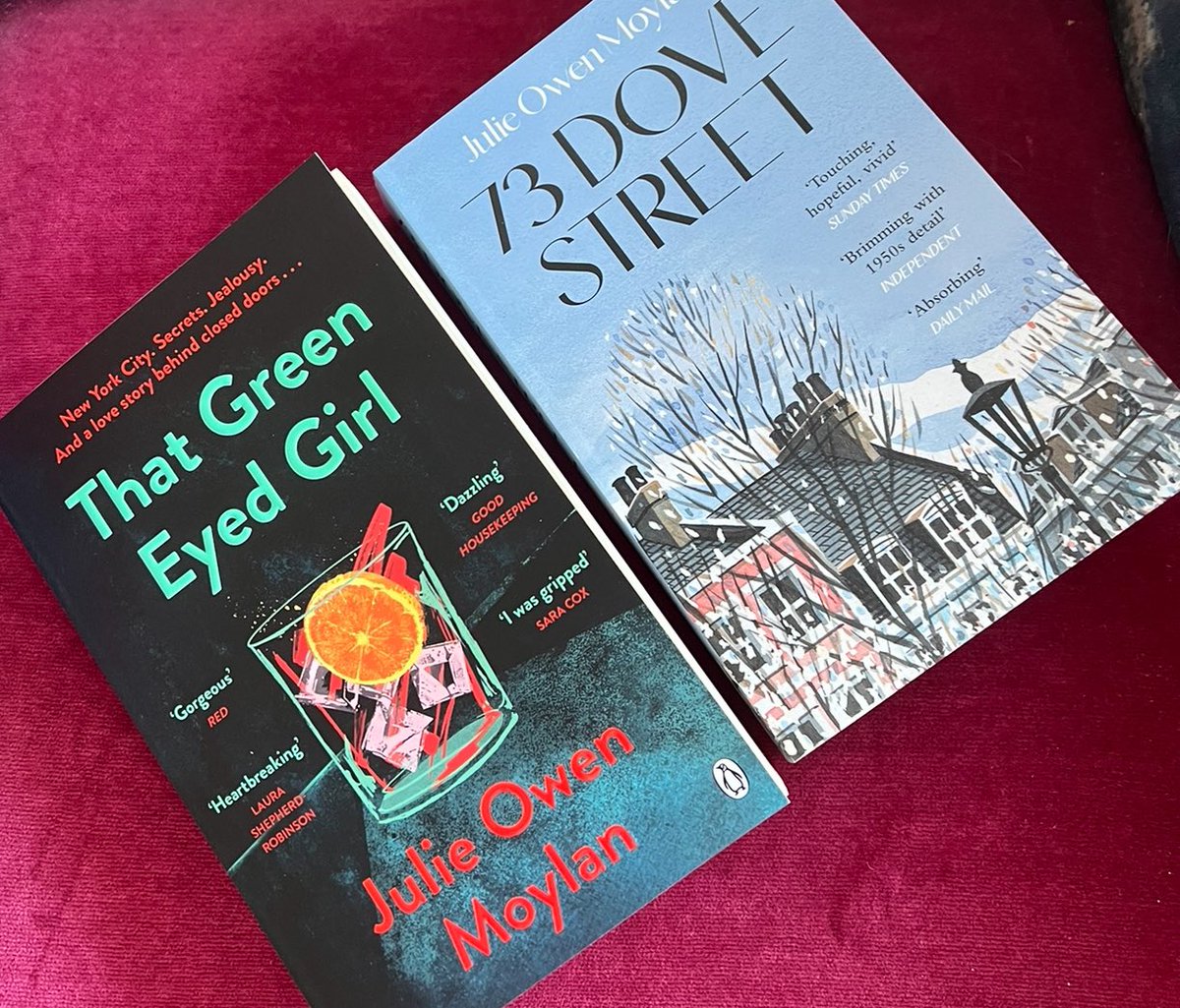 ✨COMPETITION✨ WIN signed copies of #ThatGreenEyedGirl and #73DoveStreet and a personal dedication to someone of your choice. Follow me and retweet. I’ll choose a winner on Friday. UK only