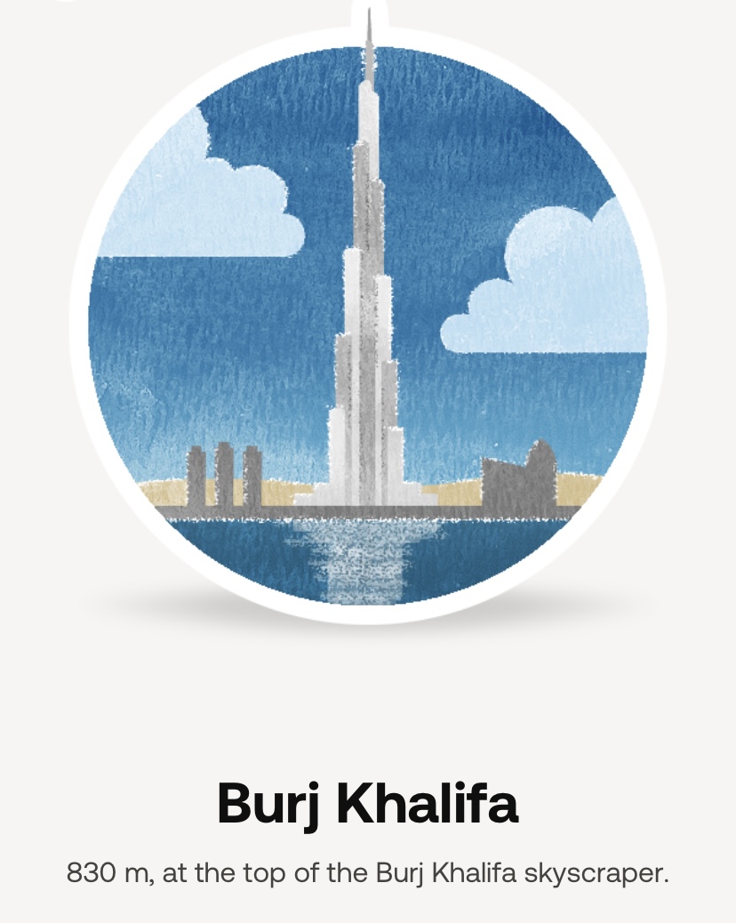 Awesome! I unlocked the Burj Khalifa badge with @Withings ! #StepsChallenge