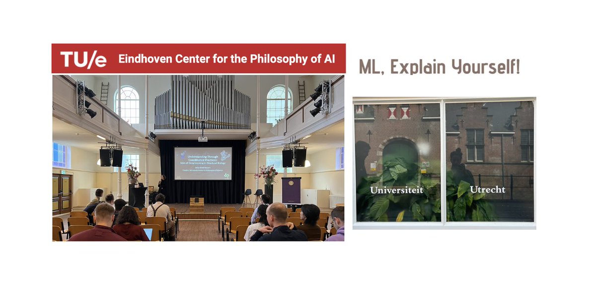 Fantastic conference organized by Emily Sullivan on Explainability in ML/AI @UniUtrecht! Great talks by Nava Tintarev @zacharylipton Ben Smarr Yeji Streppel & others Can philosophical work on scientific explanation help in discussions of explainability? ephil.ai/event/conferen…