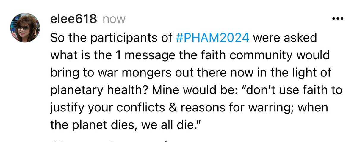 When the planet dies, we all die. #PHAM2024
threads.net/@elee618/post/…