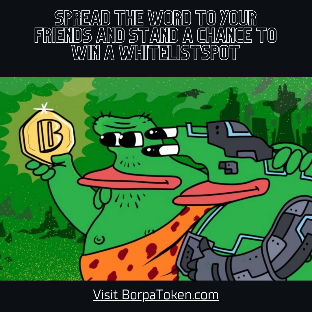 nodeifi's tweet photo. @BorpaTokencom is the place to learn all about the Borpa's and their fascinating history. Tell your friends about it and get ready for the next generation of Meme Token. @Entanglefi https://t.co/t0oc3DYKOR