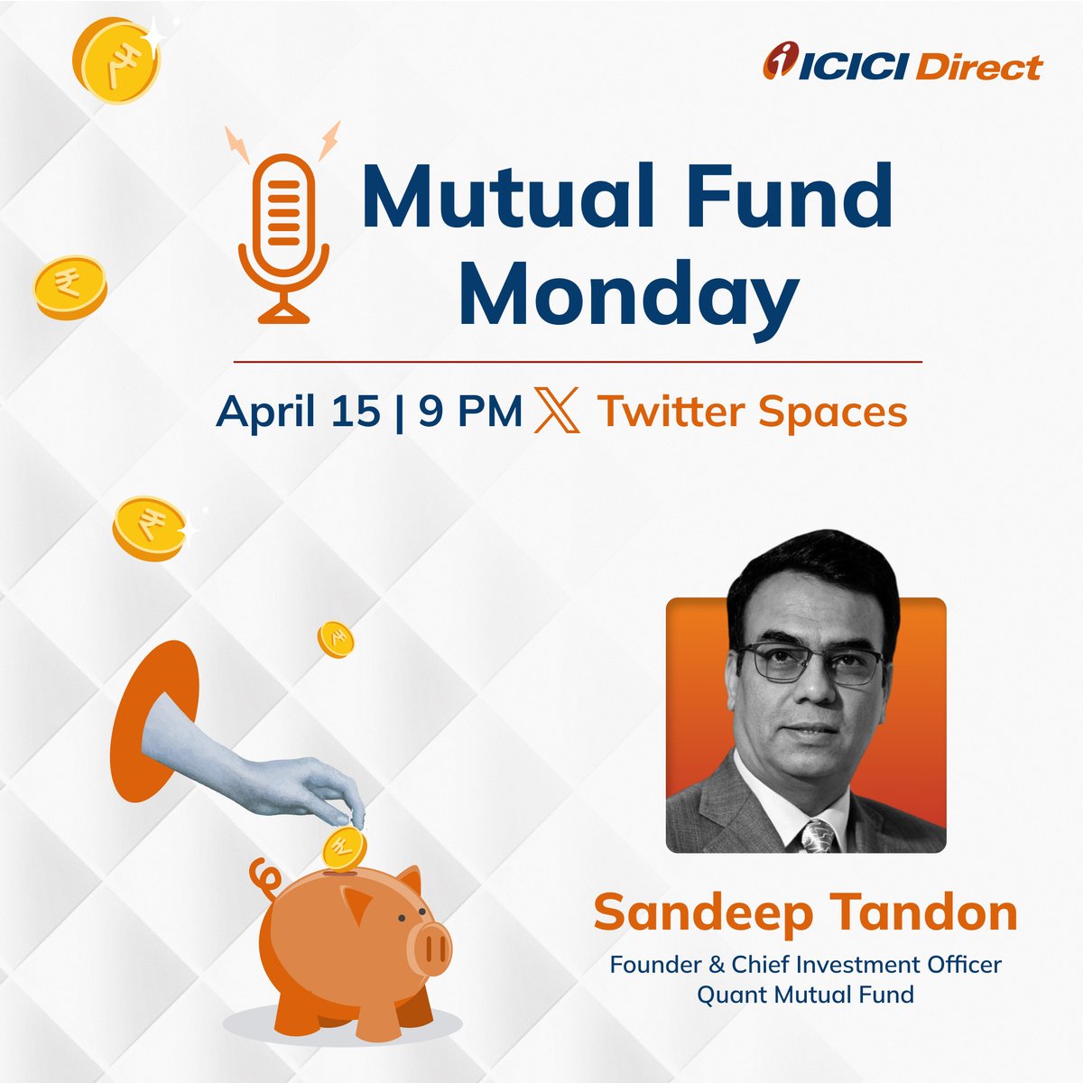 Sandeep Tandon, Founder & CIO of quant MF, shares insights on Global Macros. To delve further into his insights, Click to listen twitter.com/i/spaces/1YqKD…

#quantmf #investors #Mutualfundsahihai #SIP