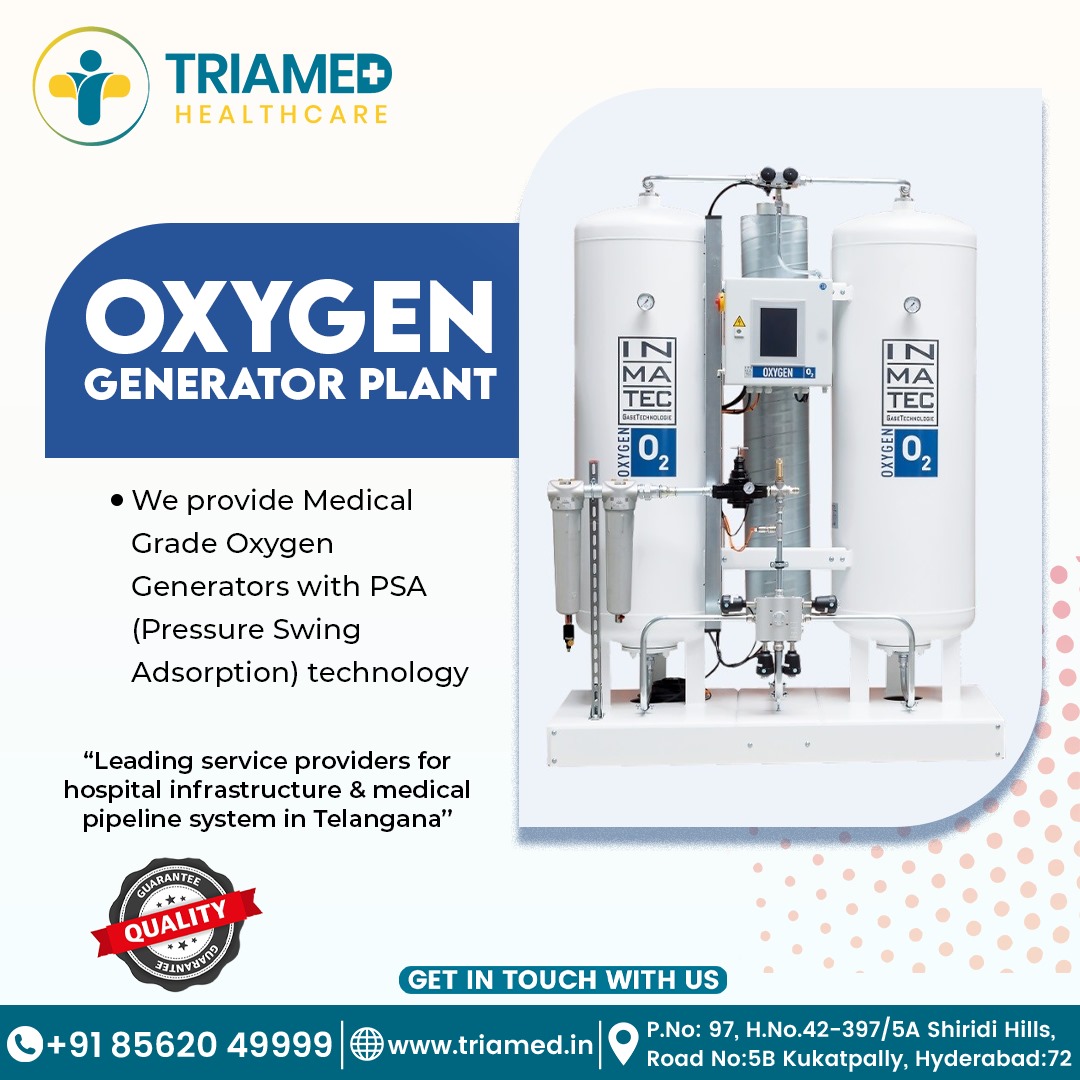 triamed_'s tweet photo. Ensure reliable oxygen supply with Triamed Healthcare! Our Medical Grade Oxygen Generators, powered by PSA  technology, guarantee continuous oxygen availability for hospitals.

Contact!
📞Phone : (+91) 85620 49999
🌐 https://t.co/3aRVqzzYbL

#triamedhealthcare #medicalsupply #PSA https://t.co/hxlFGafwTR