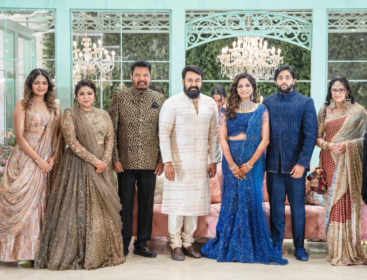 LALETTAN ♥️ At Shankar's Daughter Wedding Function 💜✨ @Mohanlal #Mohanlal