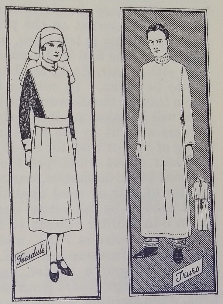 Be ward round ready in these 1930s hospital uniforms from the Hospitals and Institutions Handbook and Buyers Guide. They're made to measure, fast dyed and fully shrunk! #ArchiveFashion #Archive30