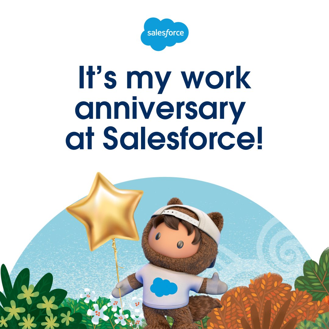 technofactr's tweet image. #SalesforceAnniversary Yay! 🥳🎊🎈