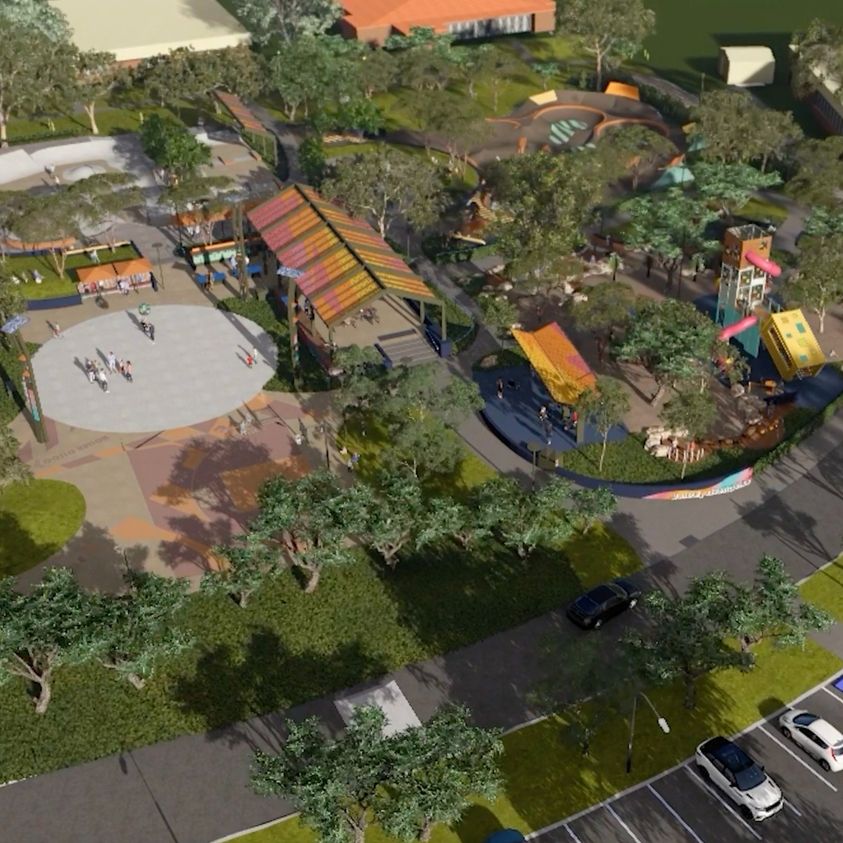 The highly anticipated youth facility at Percy Doyle Reserve will include a signature skate park, pump and jump track, multipurpose court, play space, barbecues and shaded hangout spaces. Check out what's planned: lnkd.in/gdvByJ9A