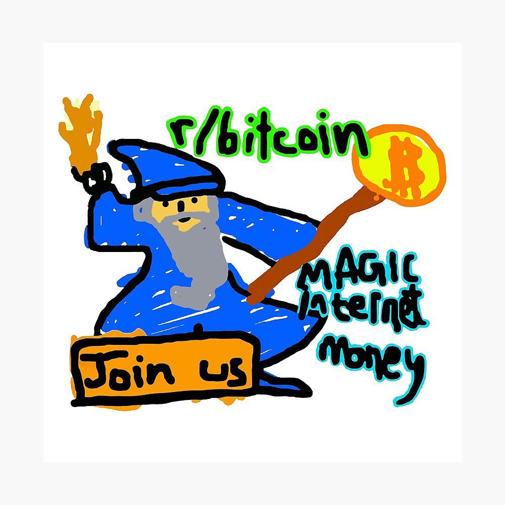 ImmutableSOL's tweet photo. BTC community meme about the Magic Internet Money, wizard for YEARS and YEARS.  

Memes weren't forced to artificial pump a dog/cat coin.   

They were just genuine.  

NOW, after 11 years we have a token to speculate on the wizzard, i am going to miss it?  

Absolutely fk not. $wzrd