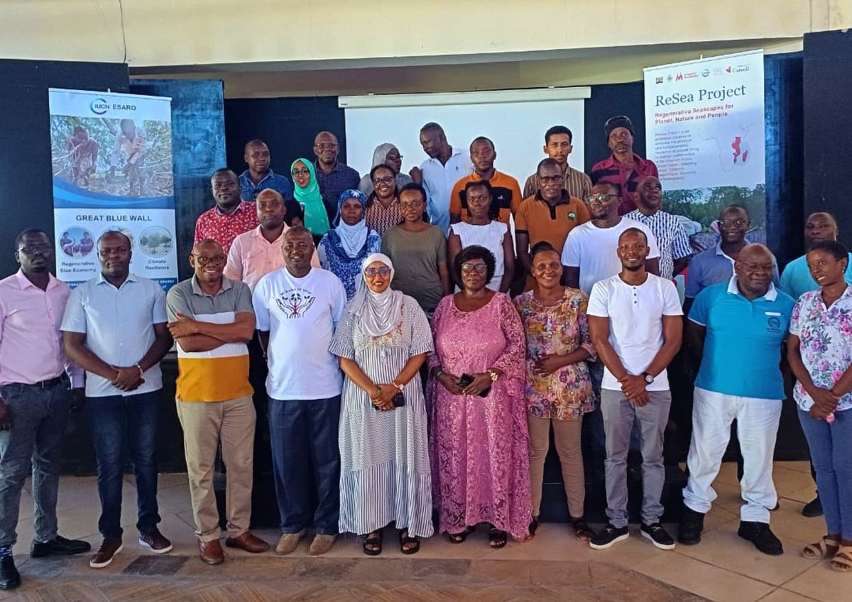 IucnE's tweet photo. 📢Excited to announce the establishment of the Seascape Governance Working Group in Kilifi County🇰🇪 a collaboration b/n Govt agencies, Community Conservation Groups, Beach Management Units, Community Forest Associations, Women's Groups &amp; the private sector. #ClimateActionNow https://t.co/L0wCpMbDT8