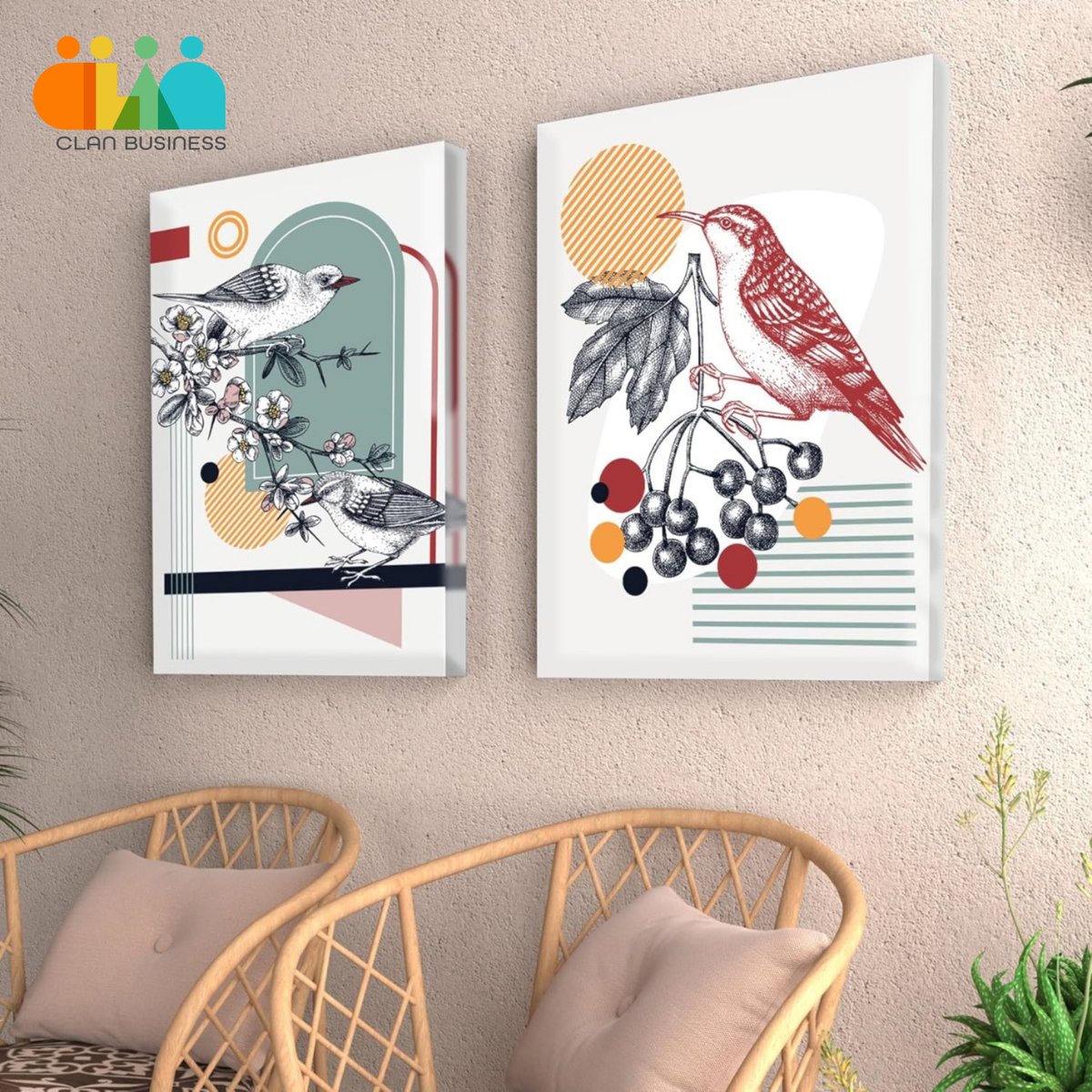 ClanBusinessNet's tweet photo. 69% off | set of 2 canvas painting
Stretched Canvas Painting Colorful Jarden Birds,Flower for Living Room Decoration (Set of 2, Size: 16x22 Inch)
contact us on WhatsApp +91 98218 47815
https://t.co/DvX82lJkPb
clanbusiness96@gmail.com
#canvaspainting #handmade #livingroomdecor https://t.co/PfhHuZYBqy