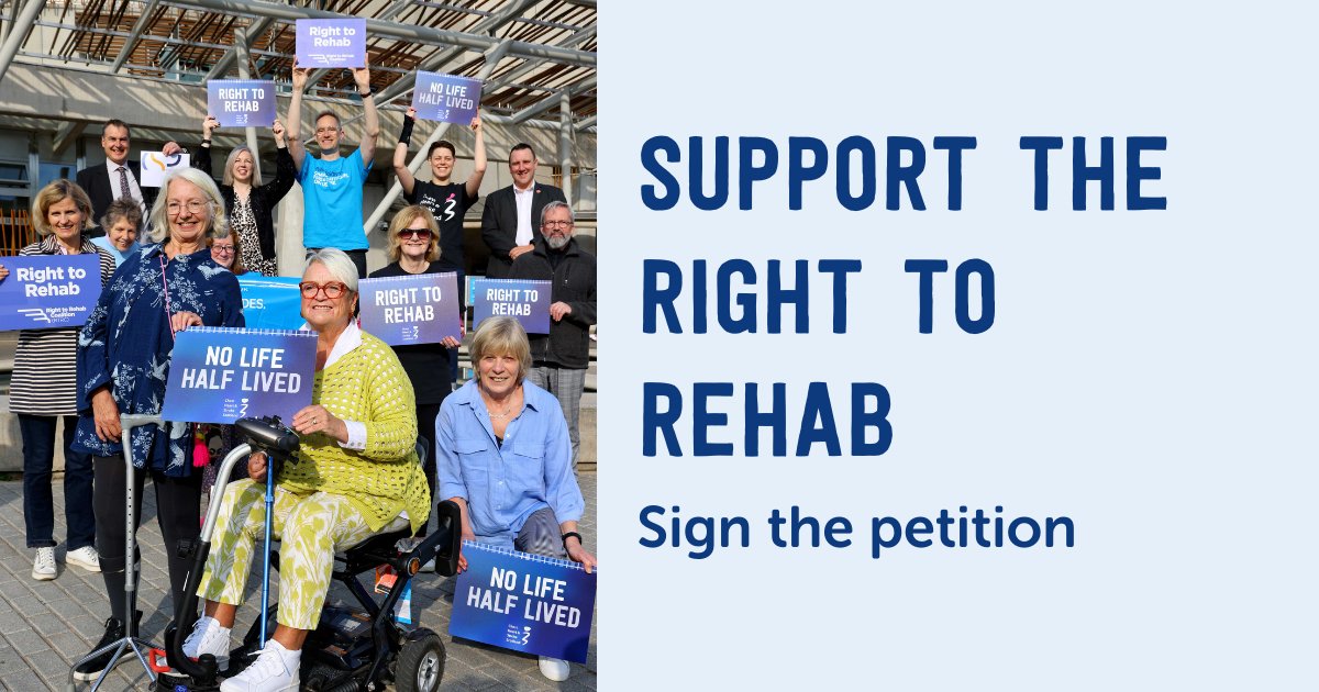 Support the #RightToRehab Campaign! Rehab is essential for people recovering from health conditions to live the best lives they can. Making rehab a human right will help everyone get the rehab they need. 🙌 Join us and sign the petition 👇 bit.ly/4aNubCA