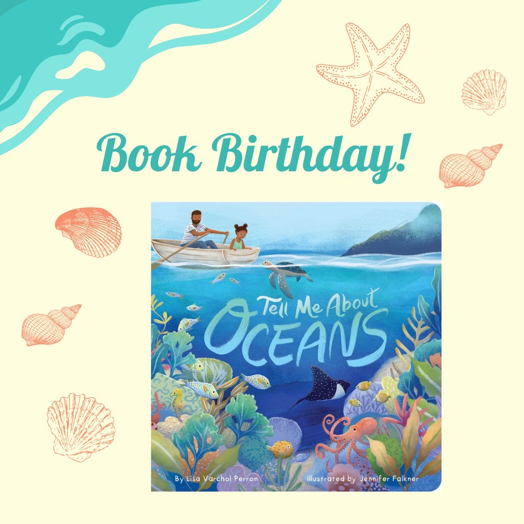 It's publication day for TELL ME ABOUT OCEANS! I've loved working on this series with Jennifer Falkner. Her illustrations are full of wonder and warmth. You can purchase from your favorite bookseller and request from your library! @SimonKIDS @SteamTeamBooks @PicBookJunction