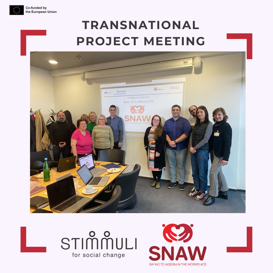 🌟Our new project, #SNAW,  recently, kicked-off in Berlin with our partners, laying the foundation to reshape workplace dynamics together! 💼🌐 #SayNoToAgeism #InclusiveWorkplaces #CollaborationIsKey