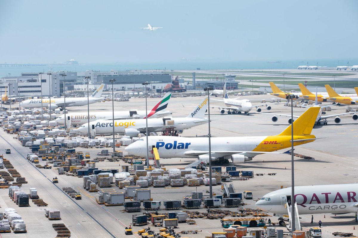 #HKIA has been named once again the World’s Busiest Cargo Airport for 2023 with a throughput of 4.3 million tonnes, according to the latest data released by @ACIWorld. It is the 13th time since 2010 that we are named the busiest #cargo airport in the world.