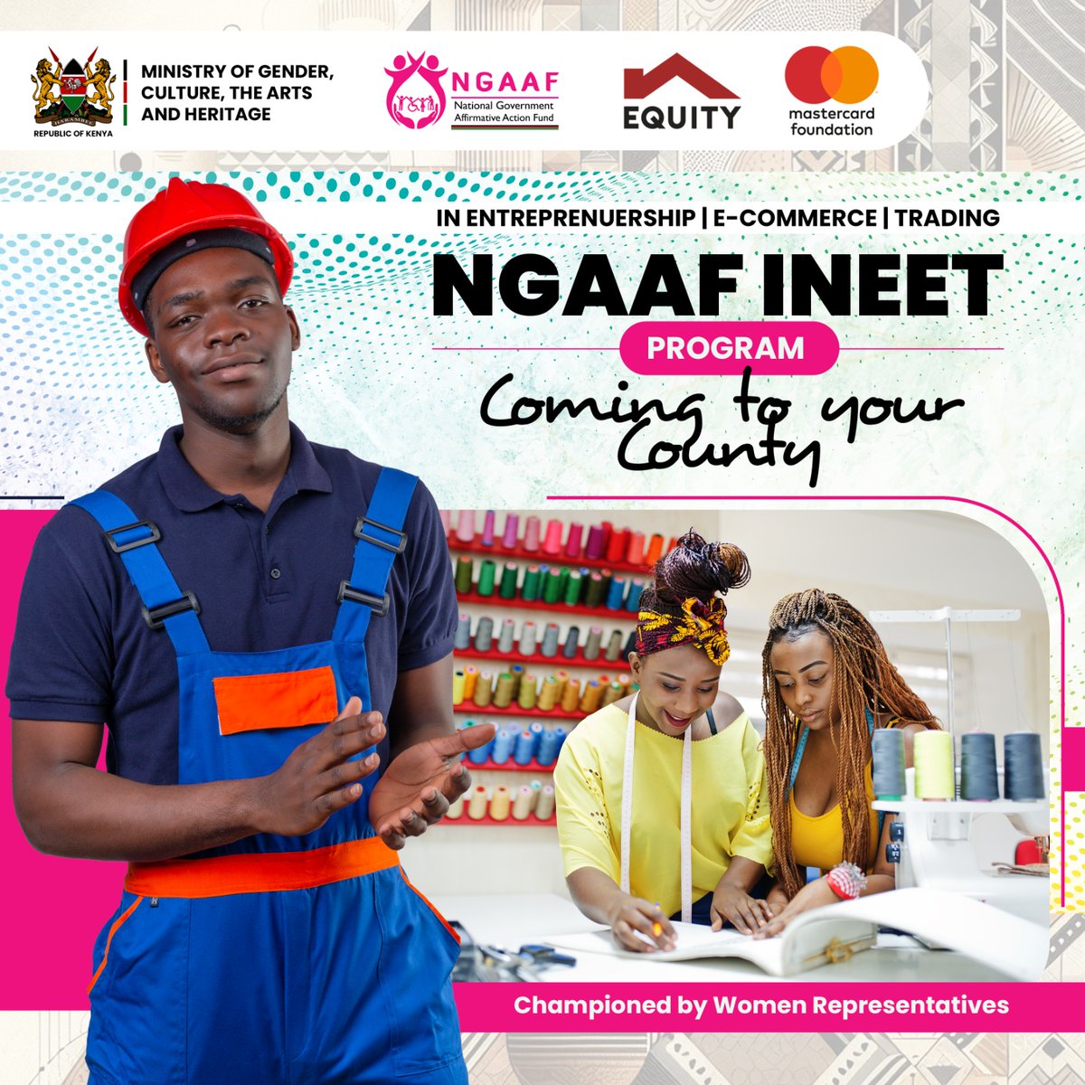 The greatest inspiration we can provide for the youth is the empowerment to make their own way forward. Let's nurture the dreamers who believe in the beauty of their dreams. @MastercardFdn @KeEquityBank @UNFPAKen @UNFPA @UNESCO @UNDPKenya @UNDP4Youth #NGAAFYouthTransformation