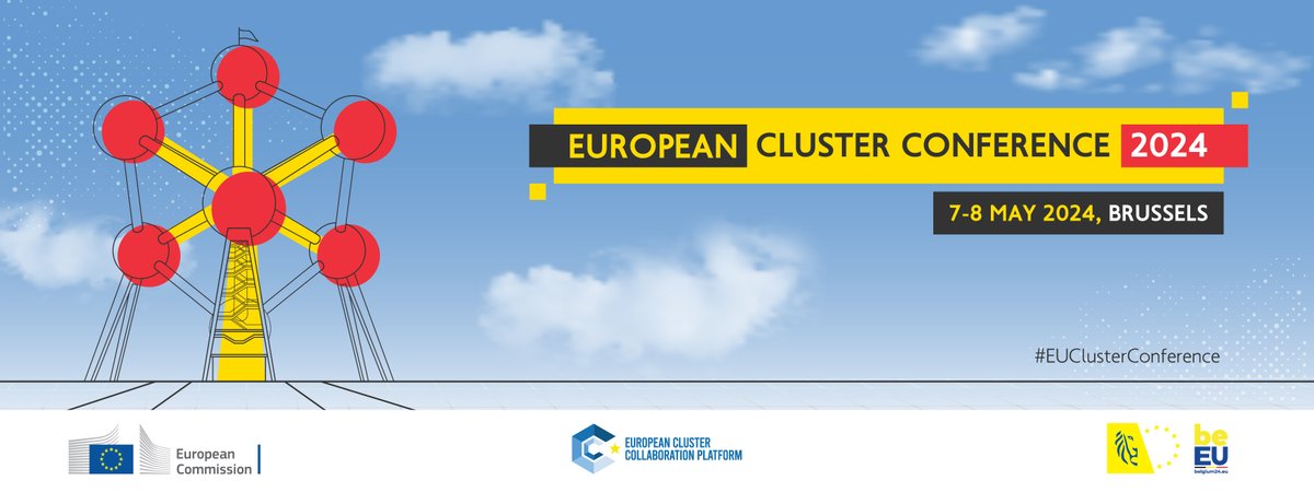 The @EU_Commission event for Clusters is coming! Clusters, BSOs, policymakers & researchers will meet at the #EUClusterConference 2024 in Brussels! 🔹 Networking opportunities 🔸 70 exhibitors including our own #EUeic & #I3Instrument 🗓️7-8 May More ℹ️: europa.eu/!HwhJ7P