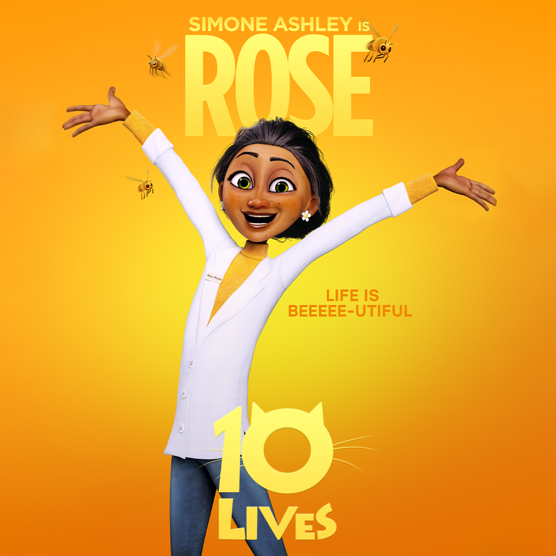 Meet Rose, a kind-hearted and passionate student, who keeps her trusty sidekick Beckett by her side! She’s on a mission to save the world - one bee at a time.

#10Lives in cinemas 26 April. 

Find a cinema: vibescout.com/za/movies/10-l…