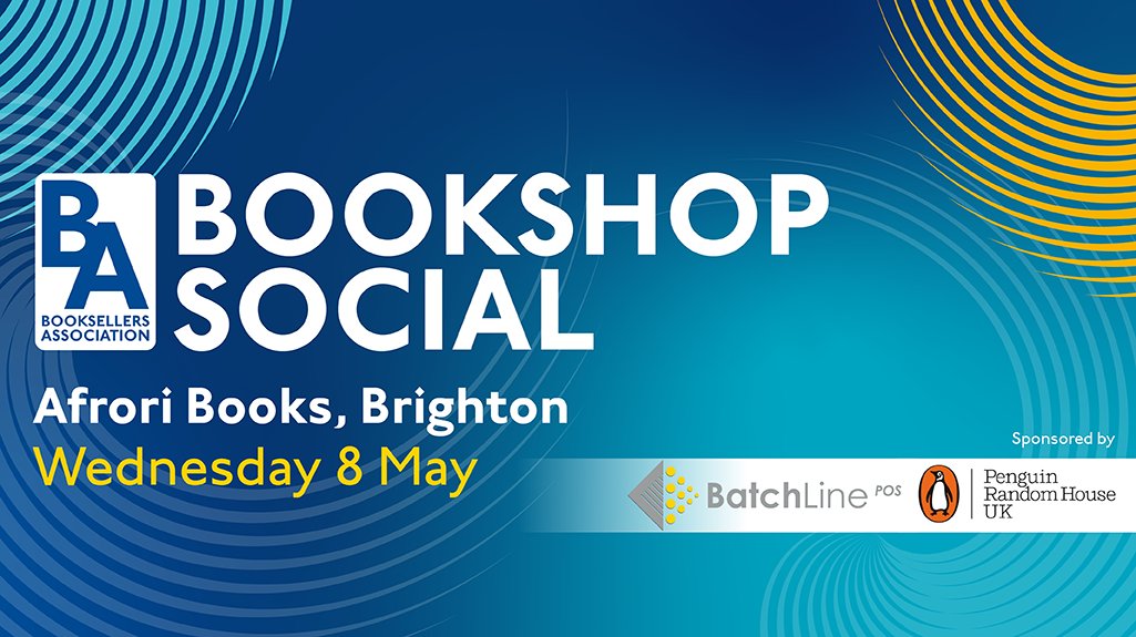 Book your place for a Bookshop Social at @AfroriBooks, sponsored by @PenguinUKBooks and @batch_services Bookshop socials are a chance for BA Members to meet other local booksellers in a relaxed networking environment. Open to BA members only: booksellerevents.org.uk