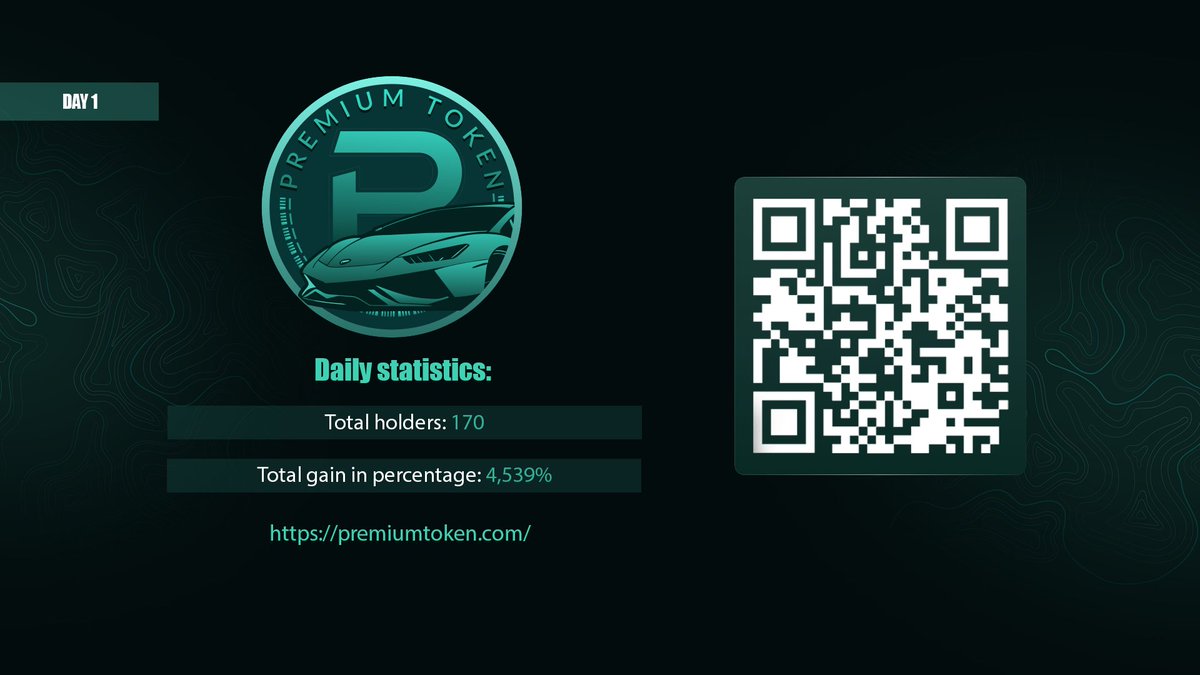 PremiumToken (@premiumtokencom) on Twitter photo With a successful launch yesterday, we will be sharing our daily progress to our community to show both the good and the bad days, buy, hold and win $250,000, the earlier you join in the bigger chance you got for a 100x potential!
-----
Tagging <a href="/JupiterExchange/">Jupiter (🐱, 🐐)</a> for Premium on With a successful launch yesterday, we will be sharing our daily progress to our community to show both the good and the bad days, buy, hold and win $250,000, the earlier you join in the bigger chance you got for a 100x potential!
-----
Tagging <a href="/JupiterExchange/">Jupiter (🐱, 🐐)</a> for Premium on