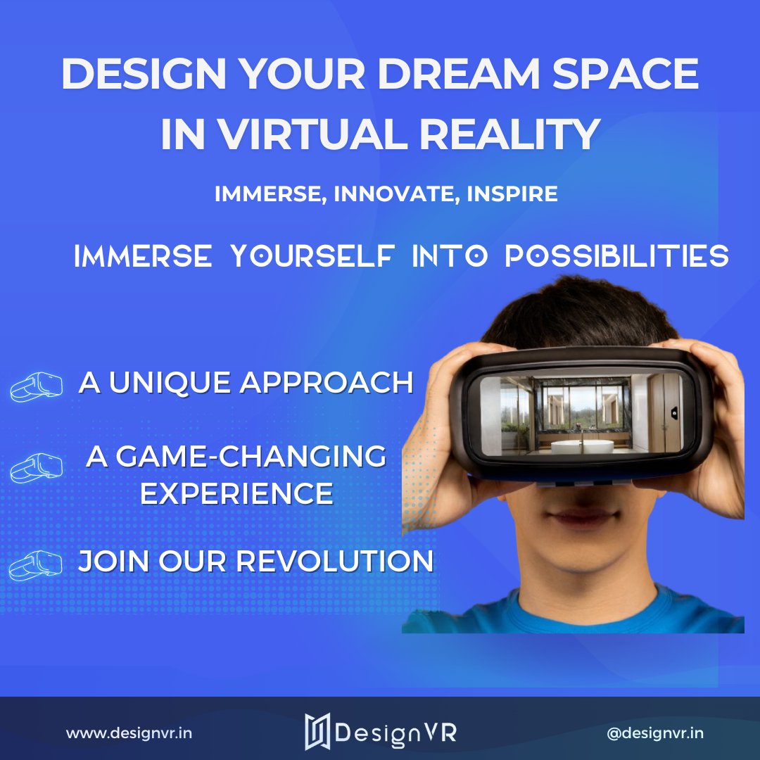 Ready to take your design game to the next level? 🚀 DesignVR is here to revolutionize how you create and experience spaces. Dive into virtual reality, unleash your creativity. Sign up now for early access and let's turn imagination into reality! #DesignVR #VirtualReality