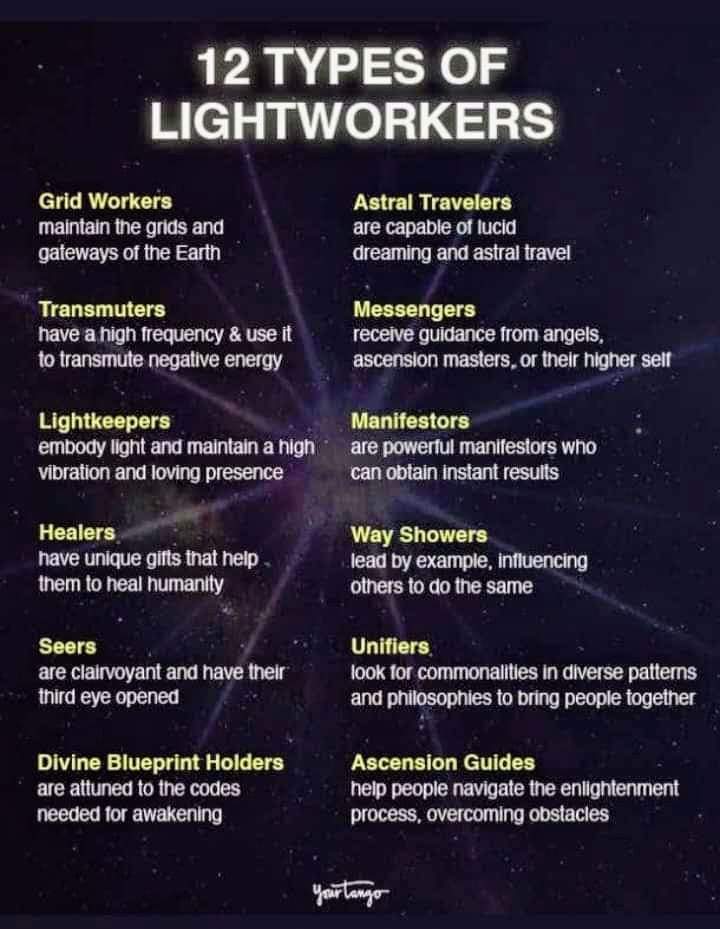 12 Types of Lightworkers 💛🙏💫

It seems like TFs are learning all of it 🫣🫣🥵🥵😂😂💜💜