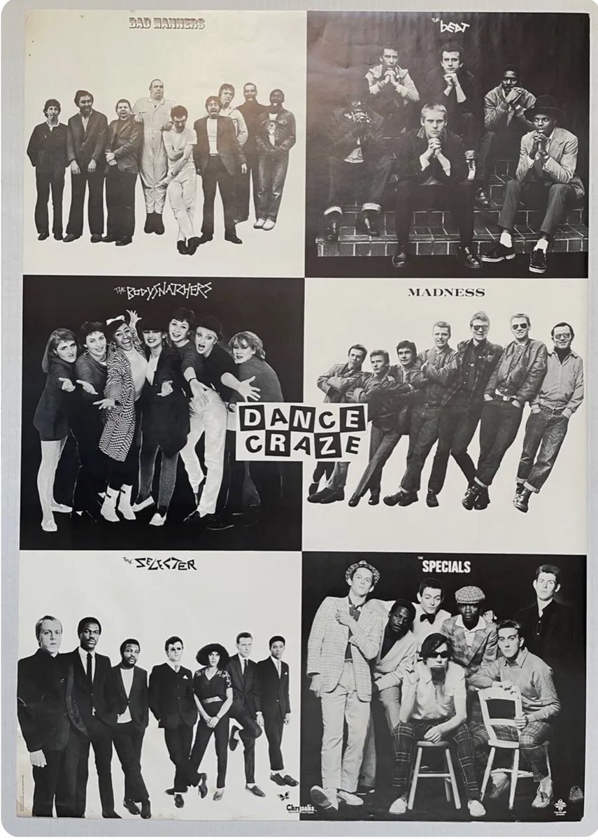 Choose your two tone troupe #TwoToneTuesday Dance Craze US promo poster @NewWaveAndPunk @GCPunkNewWave @SkamanD14 @FatOldAnarchist @Punkasfuck1965