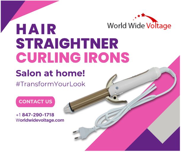 Achieve salon-quality #hairstyles from the comfort of your home with our range of #220 volt #curlingirons. Say goodbye to frizz and hello to flawless curls and waves! Explore our collection of styling tools on worldwidevoltage.com. worldwidevoltage.com/irons-for-220-… #220VoltCurlingIrons