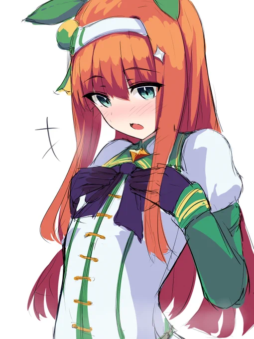スズカさん描いた #ウマ娘 #サイレンススズカ