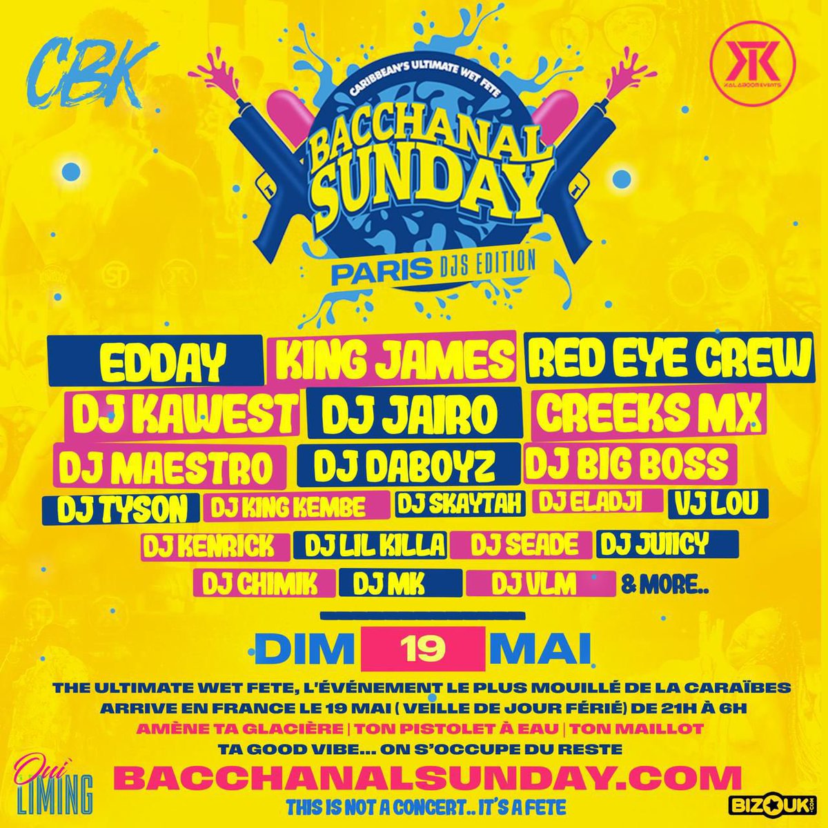 CBK 13 au 18 mai 2026 tweet media