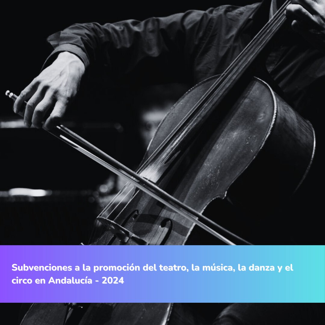 El #BOJA de #hoy publica las subvenciones a la promoción del #teatro, la #música, la #danza y el #circo en Andalucía ℹ️Apoyo a la distribución; a la producción de espectáculos; a la organización de ferias y festivales; y ayudas a salas 🔗lajunta.es/4qbgm @CulturaAND