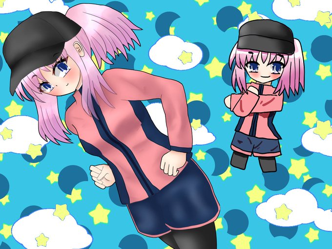 #イラスト 
#絵柄好みって人にフォローされたい 
もう一つのアカウントで載せたイラストの再掲。
なんだかんだ運動するには良い季節になってきたよね😺‼️ 