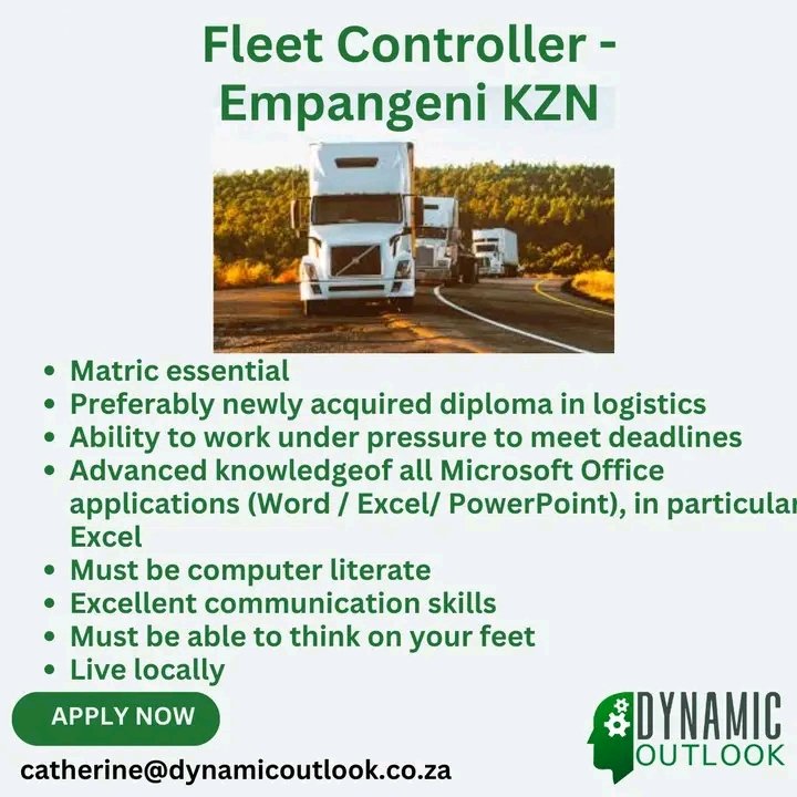 Fleet controller- Empangeni KZN