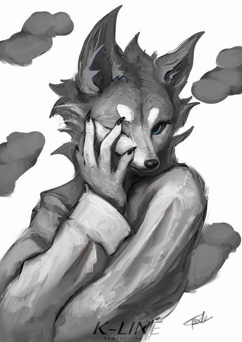 「white background wolf boy」 illustration images(Latest)