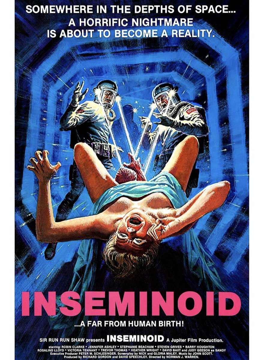 Any film that sends Stephanie Beacham and Judy Geeson to space with Geeson the mum to cannibal alien twins is genius in my book. Britpulp gold. 1981. #horrorcommunity #horrorfamily #horrormovie #horrorfilm #horrorfam #classichorror #horroraddict #horrorfan #mutantfam #monsterfam