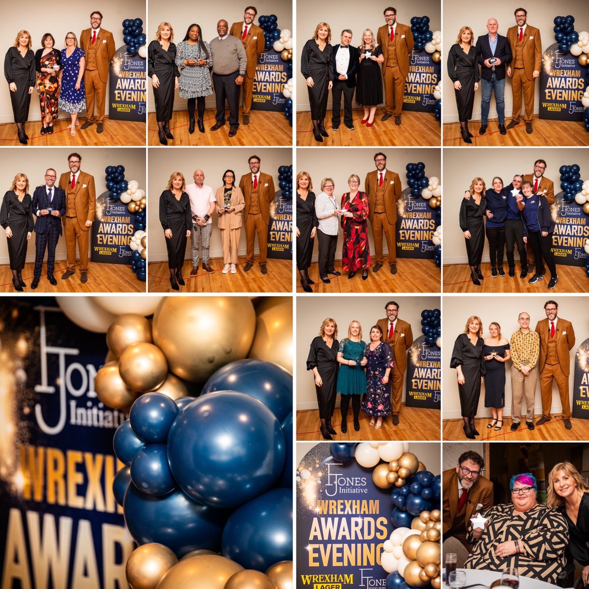 Fabulous Wrexham businesses & organisations recognised at @WXM_Lager’s @fjonesinit 2023/24 Wrexham Recognition Awards evening, hosted by @sianlloydnews & @thehumphreyker 👏👏 #wrexhamrecognitionawards #wrexham #fjonesinitiative #wrexhamlager #supportlocal @wrexham