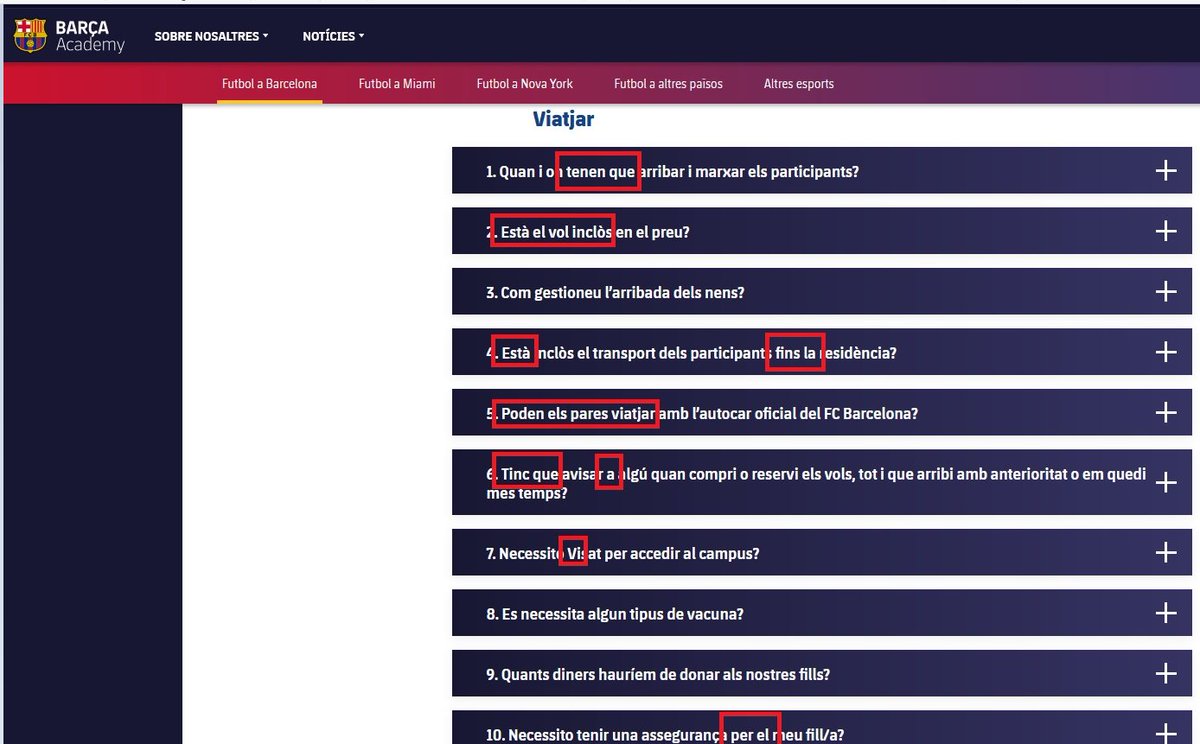 jbadia16's tweet photo. "Tenir que", "per el", "estar" en compte de "haver-hi" o "ésser", calcs sintàctics de l'anglès, majúscules que no toquen...
Déu n'hi do, @FCBarcelona, @JoanLaportaFCB 
Hi ha dotzenes de serveis de correcció. Per exemple, @CNLBarcelona.
Una mica de respecte pel català, si us plau! https://t.co/tqdlfCv5eZ