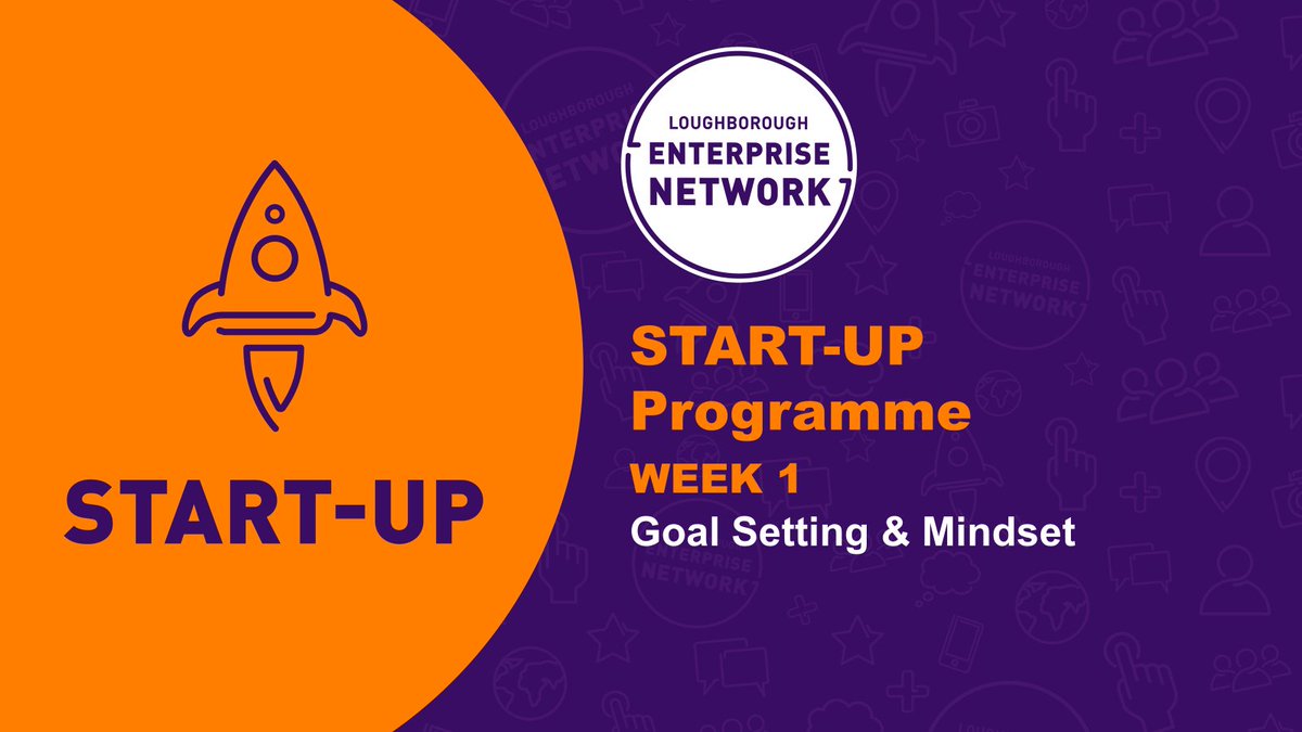 🎯Goal Setting and your mindset – are these areas where you would like to improve?

Join us for week 1 of our Start-Up Programme

📅Wednesday 8th May, 6-7.30pm

📍Loughborough Campus, STEMLab, Start-Up Lab (2.01)

👉 lboro.ac.uk/students/len/w…