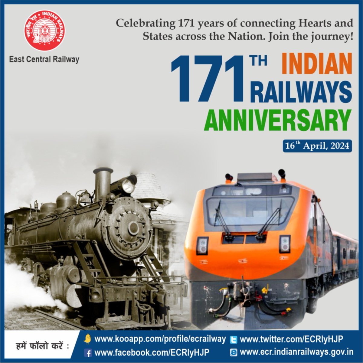 171 years of uniting destinations and hearts! 

#ThisDayThatYear