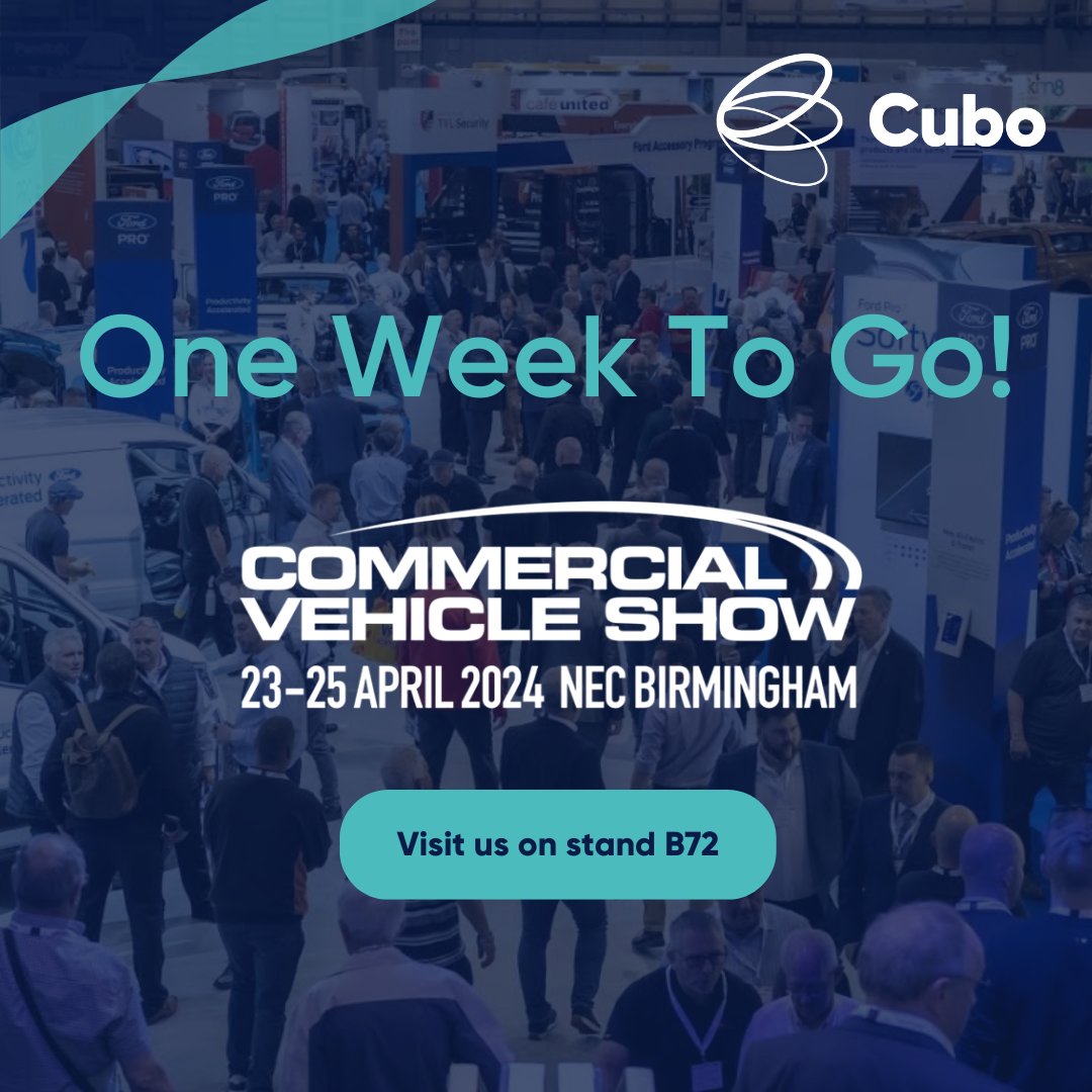 One week to go until the CV Show 2024 ⏳ Cubo are proud to join our partner @Aquarius_IT at this year’s CV show to demonstrate how Cubo seamlessly integrate with Aquarius’ solutions and how this approach is driving efficiencies for our joint customers ✅ #CVShow24 #CVShow2024