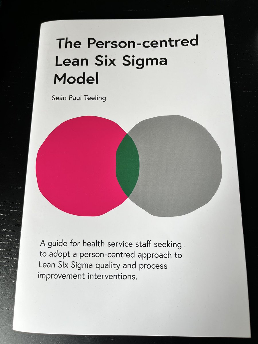 Thank you @NationalQPS @QPSTALKTIME @juanitaguidera for your support of our #personcentredimprovement work. The Person-centred Lean Six Sigma guide is flying off the shelf - another mail out this morning. To order a free hard copy email leansixsigma@mater.ie