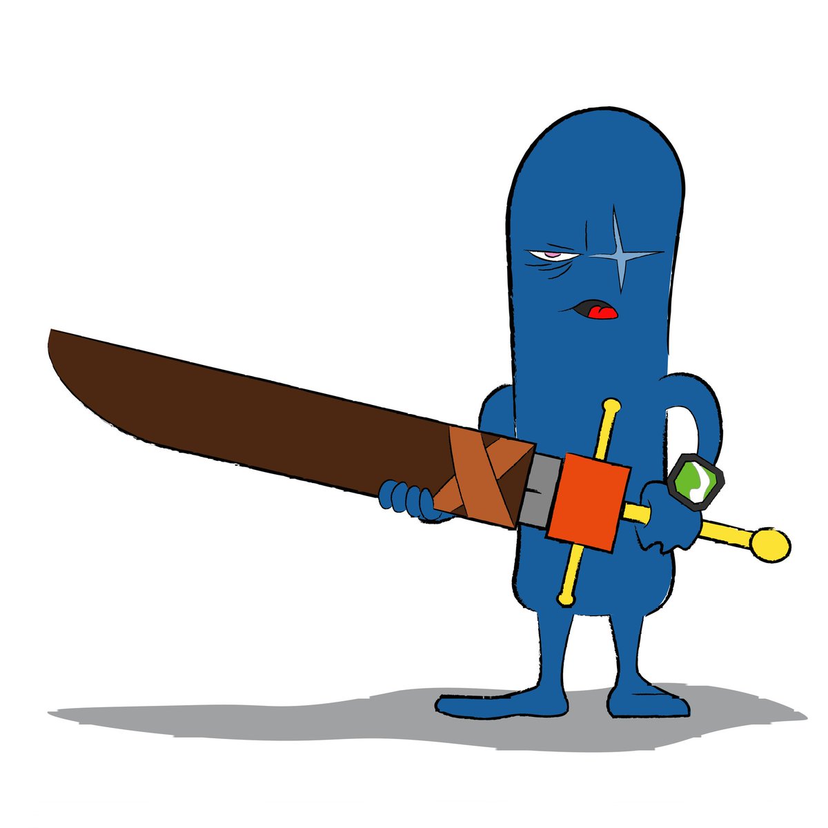 LallaAntonio's tweet photo. New Characters... #stiskizzi #stickers #art #digital #illustration #character #personaggi #creative #comics #fumetto #cartoon #igersdraw #draw #sketchbook #swingerman #ironic #moustache #sword #bigsword #fun https://t.co/Uul3lfM4Lz