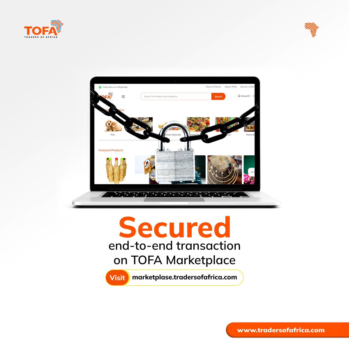 Buy and sell on TOFA Marketplace with total confidence. Your transactions are fully protected every step of the way.

#SecureShopping #TofaMarketplace #ecommerce #onlinemarketplace #enterpreneur #shopnow #instashopping