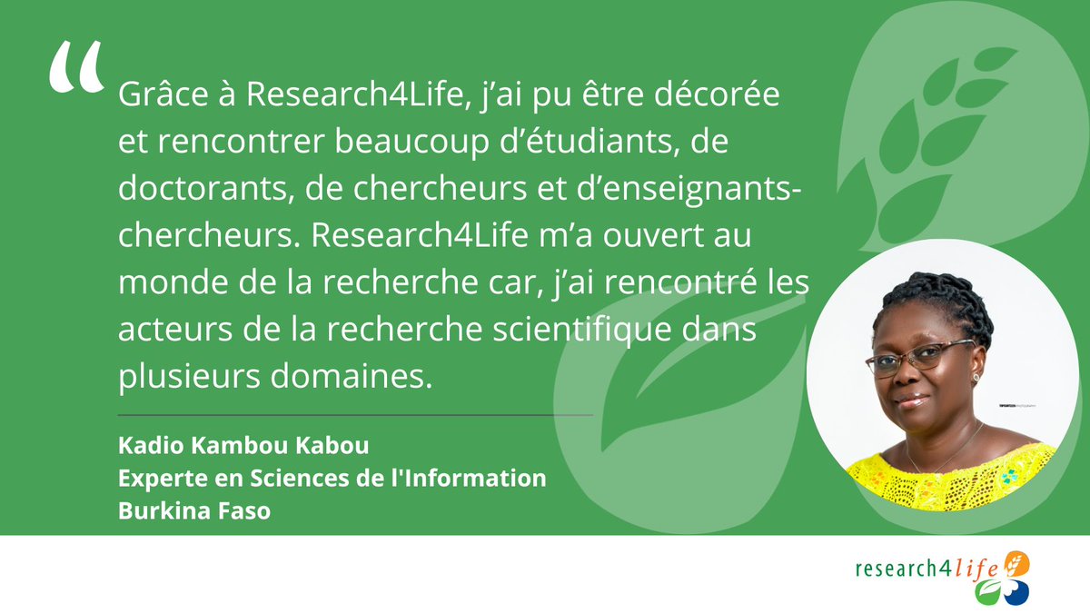 Kadio Kambou Kabou témoigne de l'importance de Research4Life pour la recherche scientifique au Burkina Faso. 'Research4Life m’a ouvert au monde de la recherche.'🌍 Découvrez son histoire inspirante: ow.ly/TGCL50RgU3V