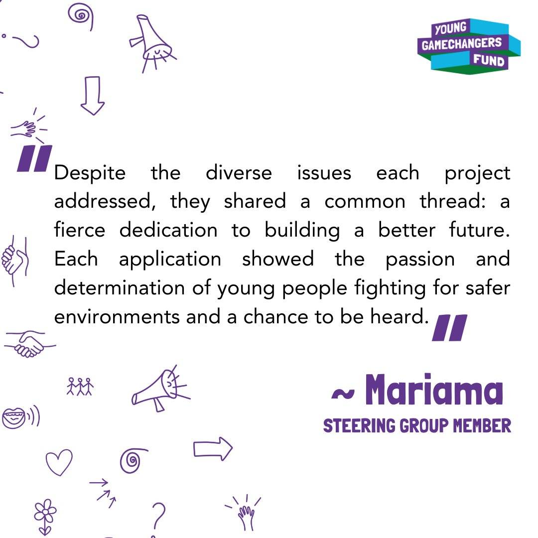 🙌 Did you know? The @YG_Fund has been designed from the ground up by #YoungGamechangers passionate about driving change! ✊Mariama, one of the Steering Group members, shares her experiences of being a part of the youth-led process! 🔗 Check it out: bit.ly/FundYouth