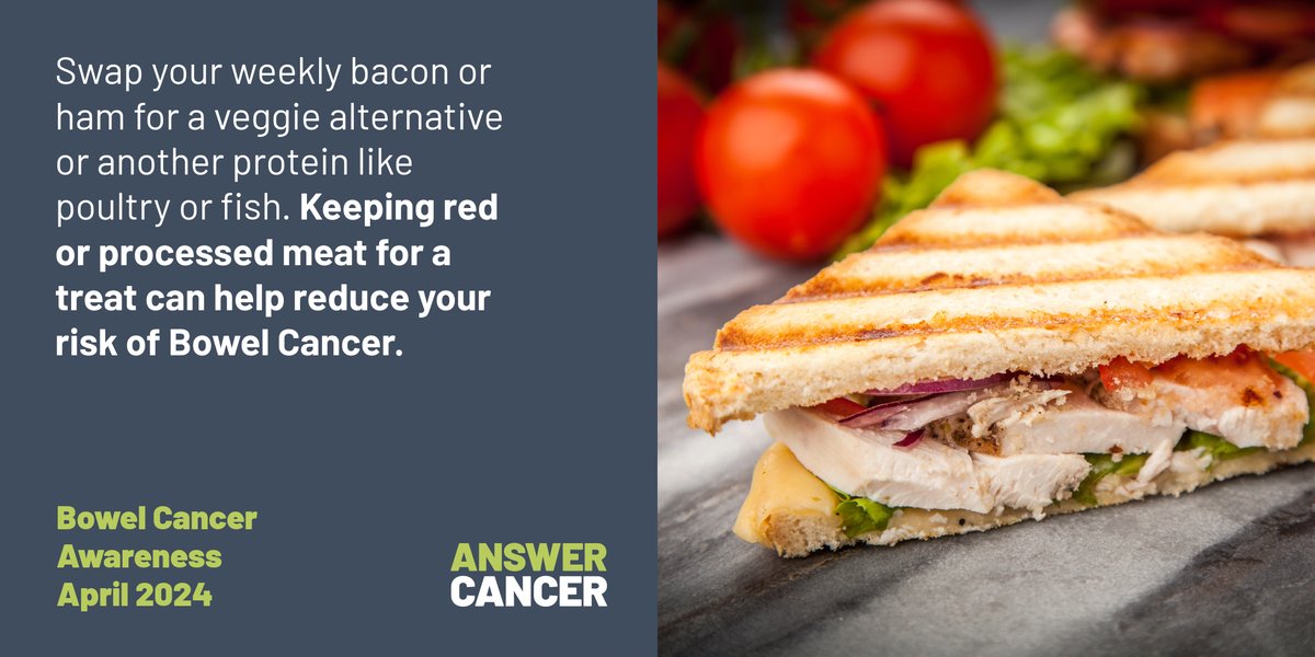 Diet doesn’t have to come down to rules. Simple swaps to the foods we eat can make a big impact. It’s your diet overall that can help reduce your risk of developing #bowelcancer