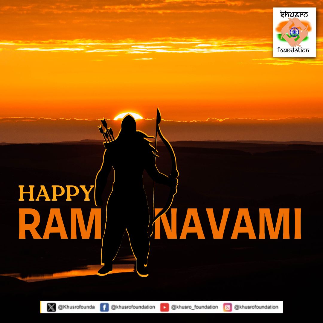 Khusrofounda's tweet image. Happy Ram Navami to all celebrating today! 🙏 Let&apos;s reflect on Lord Ram&apos;s teachings of righteousness, compassion, and courage, and strive to embody those virtues in our lives. May this auspicious day bring peace, prosperity, and harmony to everyone. #RamNavami #FestivalOfUnity