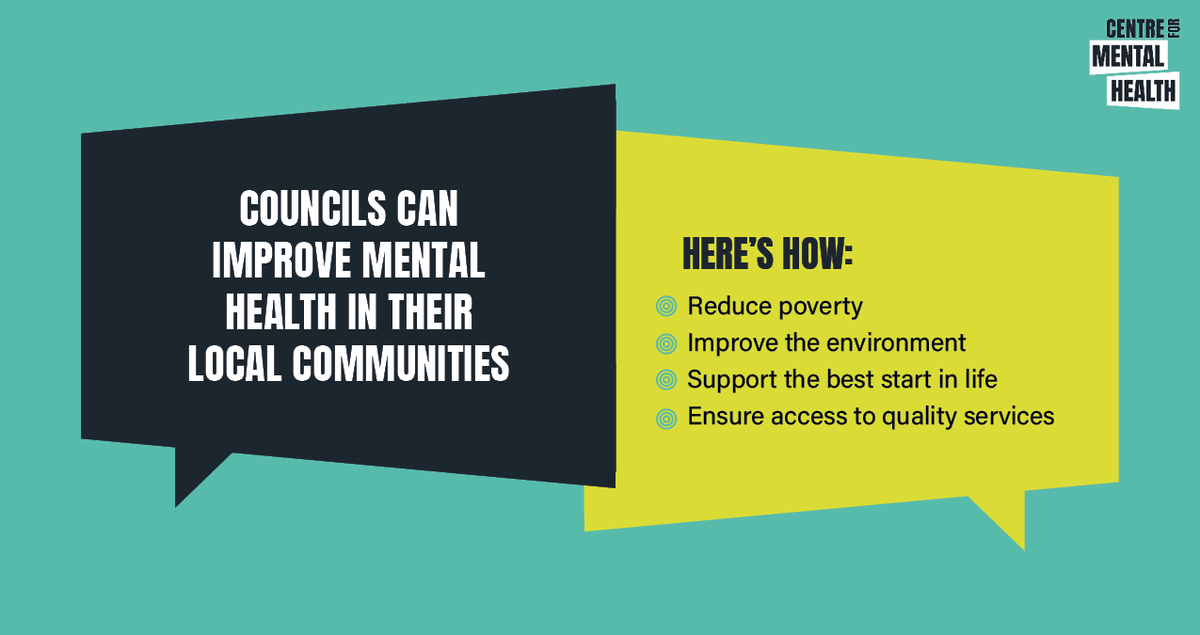 Ahead of the #LocalElections2024, we're calling on all council candidates to commit to building mentally healthier communities. We've set out a range of tangible actions to make this a reality: centreformentalhealth.org.uk/manifesto-idea…