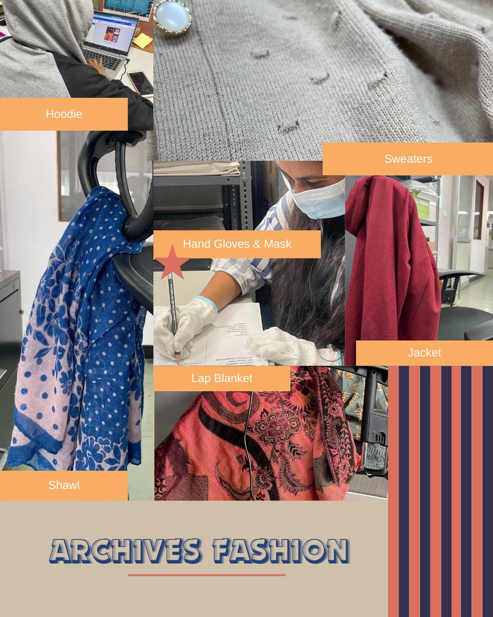 For #ArchiveFashion we bring to you #fashion at #GodrejArchives. Working in climate-controlled repositories often means enduring chilly temperatures for the preservation of the #archivalrecords. Therefore, fashion takes a unique form for #archivists. See for yourselves😃