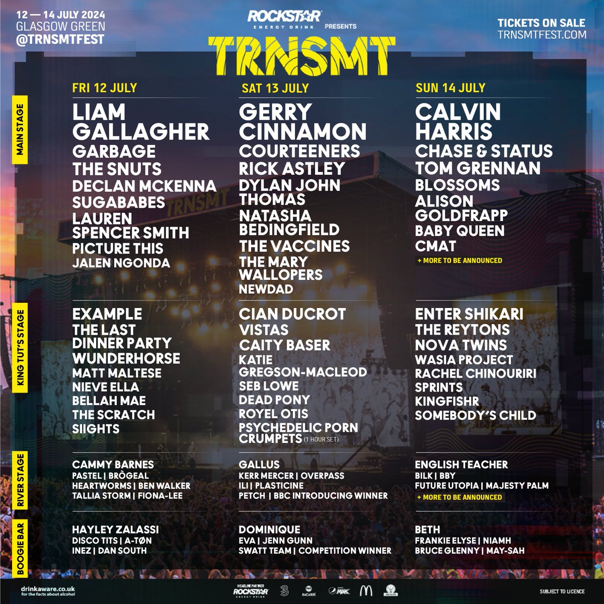 Rockstar Energy presents TRNSMT 2024! Not one you'll want to miss...final artists coming soon👀 Tickets ~ trnsmt.co/tickets #RockstarEnergyXTRNSMT